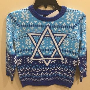 4 for $30 sale! Hanukkah Kids Sweater NWT